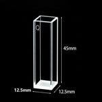 Load image into Gallery viewer, LABART™ 10mm Pathlength, 3.5ml Quartz Fluorometer Cuvette, 4 Windows, LFL2Q-204