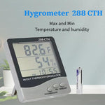 Load image into Gallery viewer, LABART 288-CTH Digital Indoor Outdoor Hygro Thermometer with Clock