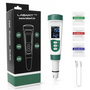 LABART 5-in-1 Digital Water Tester with Voice Function pH/TDS/EC/Salinity/Temp