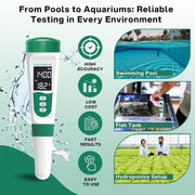 LABART 5-in-1 Digital Water Tester with Voice Function pH/TDS/EC/Salinity/Temp