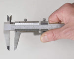 Load image into Gallery viewer, Stainless Steel Non-Digital Caliper, Metric Manual Micrometer, 0.02mm Accuracy