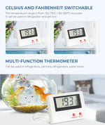 Load image into Gallery viewer, LABART Digital Waterproof Refrigerator Thermometer with Large LCD Display For Cold Freezer & Fridge