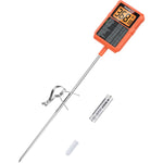 Load image into Gallery viewer, LABART TP510 Waterproof Digital Candy Thermometer with Pot Clip, 8" Long Probe Instant Read Meat Thermometer