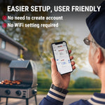 Load image into Gallery viewer, LABART TP904 450 ft Wireless Meat Thermometer with 2 Probes with Bluetooth Smoker Thermometer for Chicken Steaks Poultry