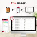 Load image into Gallery viewer, LABART TP358 Bluetooth Thermometer Smart temperature and humidity sensor with built-in clock and backlit display