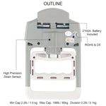 Load image into Gallery viewer, LABART Digital Hand Dynamometer Grip Stength Meter - 90 Kg / 200 lbs