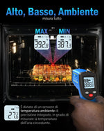 Load image into Gallery viewer, LABART Laser Infrared Thermometer Gun Digital for Pizza Oven and Reptiles, -58~986℉(-50~530℃)