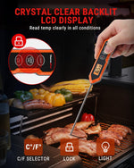 Load image into Gallery viewer, LABART ThermoPro TP15H Digital Waterproof Thermometer with Long Probe