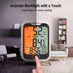 Load image into Gallery viewer, LABART TP358 Bluetooth Thermometer Smart temperature and humidity sensor with built-in clock and backlit display