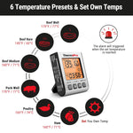 Load image into Gallery viewer, LABART TP16S Digital Meat Thermometer with Timer & Backlight for BBQ, Grill, Smoker & Candy