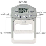 Load image into Gallery viewer, LABART Digital Hand Dynamometer Grip Stength Meter - 90 Kg / 200 lbs