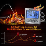 Load image into Gallery viewer, TP17 Dual Probe Digital Meat Thermometer with LCD Backlight, Timer mode and Dual Probes