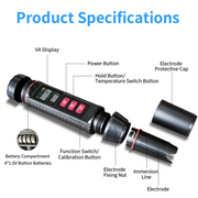 LABART 7-in-1 Digital Multifunctional Water Tester with TDS/EC/pH/ORP/S.G./Salinity/Temp.