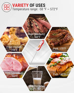 Load image into Gallery viewer, LABART ThermoPro TP15 Waterproof Digital Meat Thermometer – Instant Read with Long Probe for BBQ, Grill, Oven, and Kitchen Use