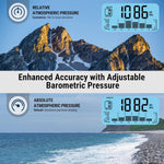 Load image into Gallery viewer, ThermoPro TP280 1000FT Home Weather Stations Wireless Indoor Outdoor Black