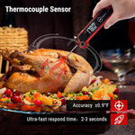 Load image into Gallery viewer, LABART TP620 Instant Read Meat Thermometer Digital, Cooking Thermometer with Large Auto-Rotating LCD Display