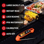 Load image into Gallery viewer, LABART TP603W IPX6 Waterproof Food Thermometer with Temperature Probe for BBQ