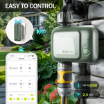 Load image into Gallery viewer, LABART WiFi Water Timer Remote Control Weather Delay and Efficient Watering with 2 Outlet Compatible with Alexa and Google HCT-626-HCG-002