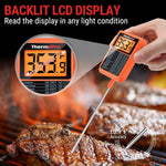 Load image into Gallery viewer, LABART TP510 Waterproof Digital Candy Thermometer with Pot Clip, 8" Long Probe Instant Read Meat Thermometer