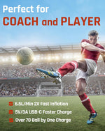 Load image into Gallery viewer, ETENWOLF Electric Ball Pump Inflation & Deflation 2-17 PSI with Precise Pressure Gauge