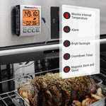 Load image into Gallery viewer, LABART TP16S Digital Meat Thermometer with Timer & Backlight for BBQ, Grill, Smoker & Candy