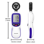 Load image into Gallery viewer, LABART WT82B Digital BT Anemometer Measuring Instrument Air Flow Meter