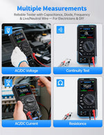 Load image into Gallery viewer, LABART DST-210 Handheld Oscilloscope 10MHz Bandwidth, 19999 Counts, Digital Oscilloscope Multimeter DDS Generator 3 IN 1