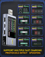 Load image into Gallery viewer, LABART Upgraded Bluetooth USB Tester, Power Multimeter 4-28V 7A LCD A&C Voltage Current Power Tester