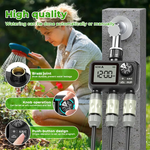 Load image into Gallery viewer, LABART 3-Outlet Sprinkler Timer with Brass Inlet Rain Delay and Automatic/Manual Watering System HCT-M08