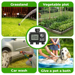 Load image into Gallery viewer, LABART 3-Outlet Sprinkler Timer with Brass Inlet Rain Delay and Automatic/Manual Watering System HCT-M08