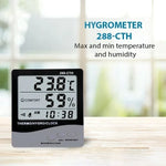 Load image into Gallery viewer, LABART 288-CTH Digital Indoor Outdoor Hygro Thermometer with Clock
