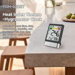 Load image into Gallery viewer, Indoor Digital Weather Station with Large LCD Display Temperature Humidity Monitor Gauge