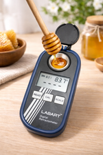 Load image into Gallery viewer, LABART Digital Refractometer for Sugar Content & Honey Brix/R.I./Moisture/Temp/Be' (LB-DR-301)