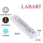 Load image into Gallery viewer, LABART Wet and dry bulb thermometer hygrometer humidity meter instrument wall mounted for home, workspace and Godown