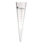Load image into Gallery viewer, 1000 ML, Graduated Borosilicate Glass 3.3, Imhoff Cone for Sedimentation and Biofloc test