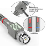 Load image into Gallery viewer, LABART Oscilloscope Probe P6100 100MHz with Accessory Kit 1X 10X Alligator Clip for HP Tektronix Rigol Atten Owon Siglent P6100