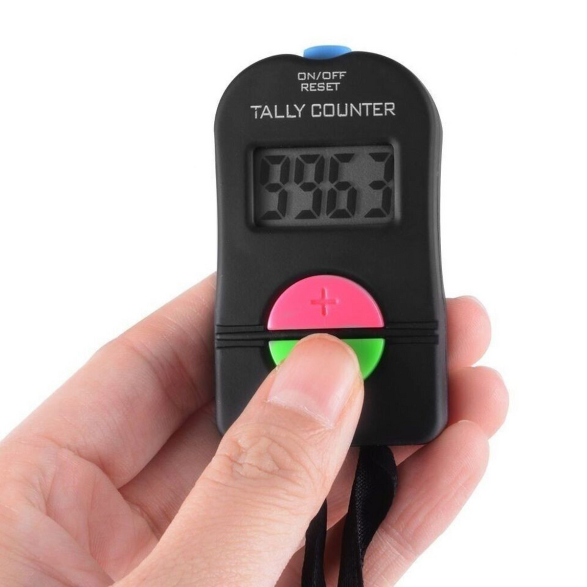 Tally Counter Clicker - Digital Finger Counter, Resettable Round Counter | Handheld Mechanical Number Click Counter, Lightweight Hand Tally Tasbeeh - View #5