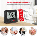 Load image into Gallery viewer, TP157 Digital Hygrometer Thermometer with LCD Display & Comfort Indicator for Home, Office & Greenhouse