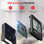 Load image into Gallery viewer, TP157 Digital Hygrometer Thermometer with LCD Display & Comfort Indicator for Home, Office & Greenhouse