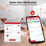 Load image into Gallery viewer, TP393B Digital Thermo-Hygrometer With Bluetooth Connectivity For Mobile App