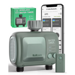 Load image into Gallery viewer, LABART WiFi Water Timer Remote Control Weather Delay and Efficient Watering with 2 Outlet Compatible with Alexa and Google HCT-626-HCG-002