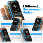 Load image into Gallery viewer, LABART WMT-10 Pinless Wood Moisture Meter, Rechargable Moisture Meter for Wood, Wall, Firewood, Support Data Hold and Record, Flashlight, Humidity Detector for Lumber Concrete Building