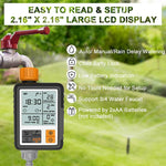 Load image into Gallery viewer, LABART Drip Irrigation Programmable Water Timer for Lawns Yellow HCT-311