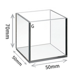 Load image into Gallery viewer, LABART™ Glass Cuvette, 50*50*70mm Absorption Cell 4 Side Clear Windows LGS505070