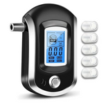 Load image into Gallery viewer, LABART Breathalyzer, Portable Alcohol Tester with 5 Mouthpieces AT-6000