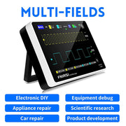 LABART 1013D Plus Oscilloscope Portable Handheld Tablet Oscilloscope with 100X High Voltage Probe