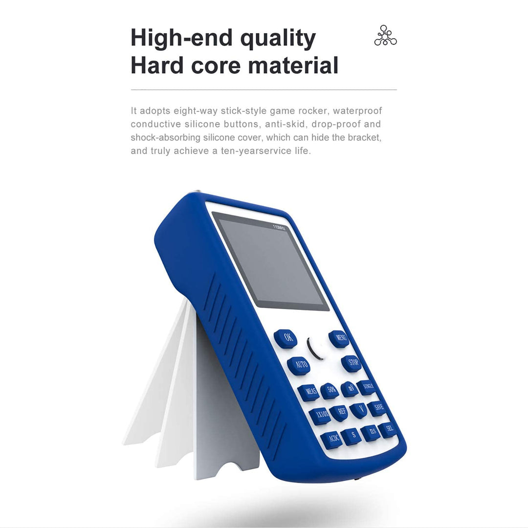 LABART VISLONE Screen Handheld Digital Oscilloscope 500MS/S Sampling Rate with 110MHz Bandwidth 1KHz/3.3V Calibration Square Wave Multipurpose Measuring 1C15
