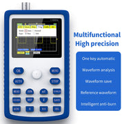 LABART VISLONE Screen Handheld Digital Oscilloscope 500MS/S Sampling Rate with 110MHz Bandwidth 1KHz/3.3V Calibration Square Wave Multipurpose Measuring 1C15