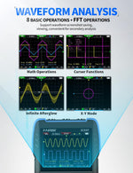 Load image into Gallery viewer, LABART 2C53T Upgraded Handheld Oscilloscope, 50MHz Bandwidth, 3IN1 Digital Oscilloscope Multimeter DDS Generator