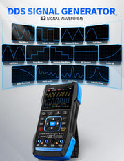 LABART 2C53T Upgraded Handheld Oscilloscope, 50MHz Bandwidth, 3IN1 Digital Oscilloscope Multimeter DDS Generator